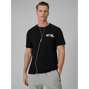 T-shirt regular gładki męski 4F 4FRSS26TTSHM3992-20S pánské