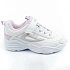 Fila Skye V buty sportowe dziecięce dla dziewczynki na rzep białe