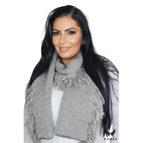 Szal damski ALDURA brązowy - Kamea