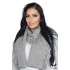 Szal damski ALDURA brązowy - Kamea