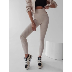 Legginsy damskie 277135 Beżowy - Ola Voga