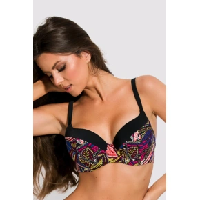 Damski biustonosz kąpielowy PERU kolorowy wzór - Ava