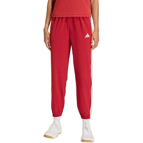 Spodnie damskie adidas Train Essentials 3-Stripes Woven czerwone KF8554 dámské Spodnie damskie adidas Train Essentials 3-Stripes Woven czerwone KF8554 dámské