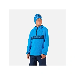 Bluza dziecięca ROSSIGNOL JR ALLTRACK ANORAK FLEECE niebieska Bluza dziecięca ROSSIGNOL JR ALLTRACK ANORAK FLEECE niebieska