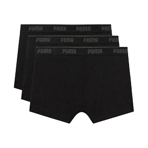 Bokserki męskie Puma 3 pak czarne 947130 03 Bokserki męskie Puma 3 pak czarne 947130 03