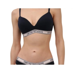 Biustonosz damski 164410 1A227 - 0135 - Czarny - Emporio Armani