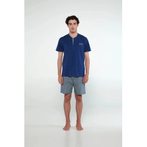 Piżama z listwą guzikową 20690 - Vamp