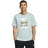 Koszulka męska adidas Outdoor Kayaking Graphic miętowa KG5409 pánské