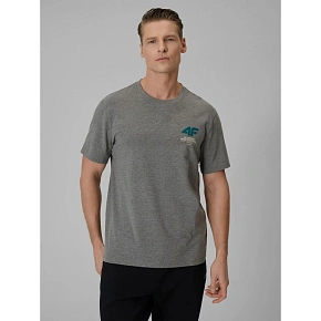 T-shirt regular gładki męski 4F 4FRSS26TTSHM3990-24M