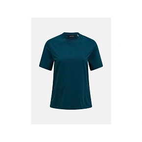 Koszulka damska PEAK PERFORMANCE W Original Small Logo Tee kolor zielony Koszulka damska PEAK PERFORMANCE W Original Small Logo Tee kolor zielony