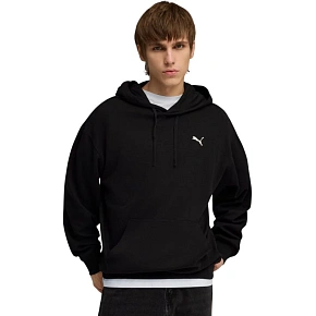 Bluza męska Puma ESS Elevated Relaxed Hoodie czarna 692019 01 pánské