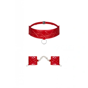 Pikantne mankiety i choker Hunteria - Obsessive