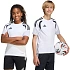 Dziecięca koszulka treningowa adidas Tiro 26 Competition biało-czarna KA7603