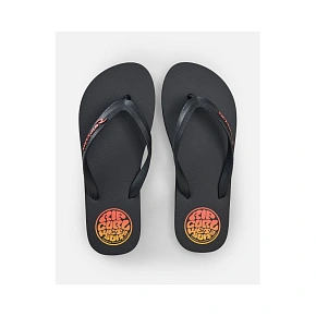 Japonki męskie RIP CURL Icons Of Surf Bloom Open Toe czarne