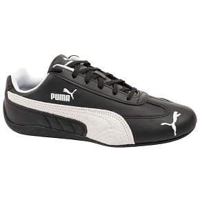 Puma buty męskie sportowe Speedcat czarne skórzane modne sneakersy