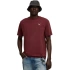 Koszulka męska Puma Ess Elevated Relaxed Wash Tee bordowa 688048 96 pánské