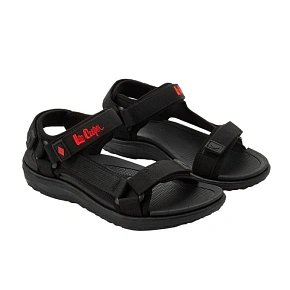 Lee Cooper buty damskie sandały na rzepy na lato na plażę lekkie czarne dámské Lee Cooper buty damskie sandały na rzepy na lato na plażę lekkie czarne dámské
