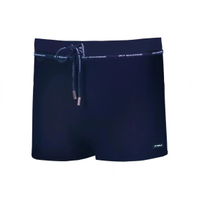 Męskie kąpielówki L4 6 tm.niebieski - Self