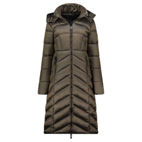 Kurtka damska Geographical Norway BLANCHE LONG KAKI DB LADY 0116 KAKI (WZ5491F/GN-KAKI)