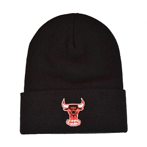 Czapka zimowa Mitchell & Ness NBA Chicago Bulls - KTCFFH21HW017-CBUBLCK Czapka zimowa Mitchell & Ness NBA Chicago Bulls - KTCFFH21HW017-CBUBLCK