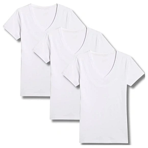 T-shirt damski (ZESTAW KOSZULEK 3 SZT.) 4F 4FWMM00TTSHF3307-10S-10S-10S