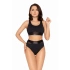 Damski dwuczęściowy strój kąpielowy S48 czarny - Self