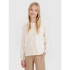 Longsleeve oversize gładki dziewczęcy 4F 4FJWSS25TLONF377-12S