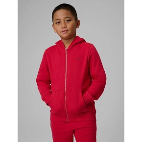 Bluza chłopięca z kapturem 4F 4FJRSS26TSWSM2749-62S Bluza dziecięca z kapturem