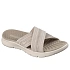 Skechers damskie Japonki GO WALK FLEX SANDAL IMPRESSED 141420 DKTP