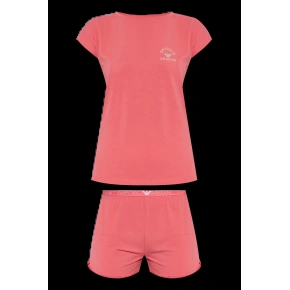 Piżama damska 164794 4R223 05373 koralowa - Emporio Armani