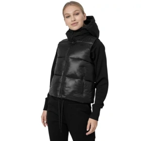 Kamizelka damska H4Z22 KUDP004 20S Czarny - 4F