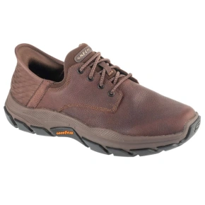 Skechers Slip-Ins: Respected - Garrett 205201-RDBR Brązowe 41