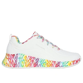 Skechers damskie sneakersy UNA LITE EXUBERANT HEARTS 177976 WMLT