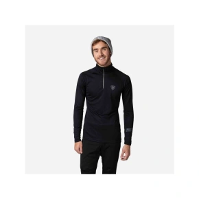 Koszulka Rossignol Poursuite 1/2 Zip czarny pánské