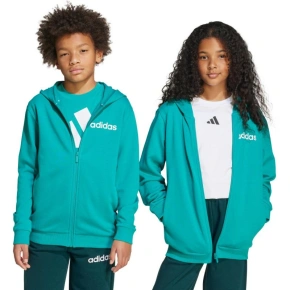 Adidas Essentials Kids Zielone spodnie dresowe JN2427