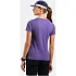 Koszulka damska Odlo F-DRY T-shirt crew neck s/s fioletowa