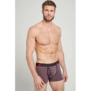 Bokserki 191612H-318 szaro-czerwony - Jockey