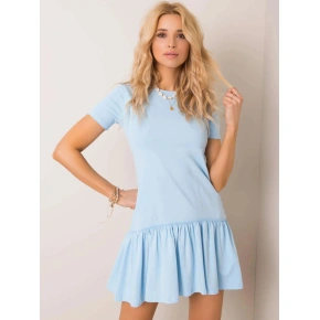 Sukienka damska RV SK 5631.02X jasnoniebieski - Rue Paris