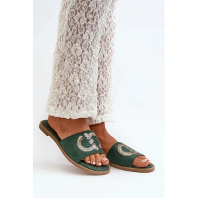 Trzewiki KV27-052 ciemnozielony - Stawiaj kroki w dobrym stylu