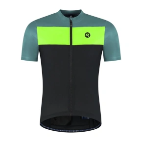 Rogelli koszulka CORE BLOCK czar-tur-żółta 4XL