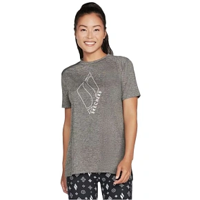 Skechers Diamond Blissful Tee W1TS327-BLK Szare XS
