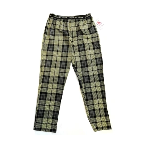 Spodnie do spania męskie NM1869E 1YS zielono-czarne - Calvin Klein