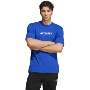 Koszulka męska adidas Terrex Classic Logo niebieska JF9146 pánské