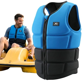 KAMIZELKA NEOPRENOWA ASEKURACYJNA SUP XQMAX R.S BLUE/ BLACK