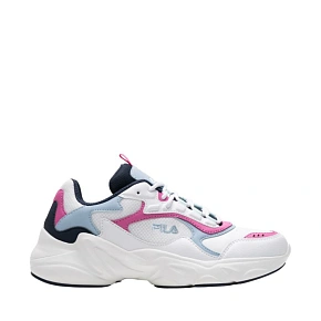 Buty damskie Fila Collene CB biało-różowe FFW0046 13528 dámské Buty damskie Fila Collene CB biało-różowe FFW0046 13528 dámské