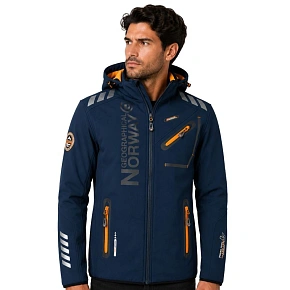 Softshell męski Geographical Norway ROYAUTE MEN ASS A BS2 056 (WT1804H/GN-NAVY / ORANGE)