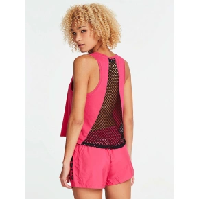 Damski sportowy podkoszulek O02A20JA900-G6D0 różowy - Guess
