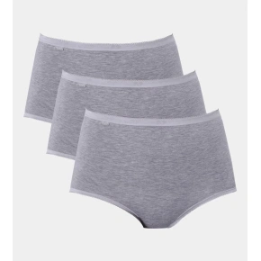 Majtki damskie sloggi Basic+ Maxi Panties 3P Grey - SLOGGI