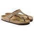 Japonki damskie Birkenstock Gizeh Oiled Leather Tabacco Brown Regular szerokie (0943811) dámské