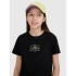 T-shirt regular z nadrukiem dziewczęcy 4F 4FJWSS25TTSHF1871-20S